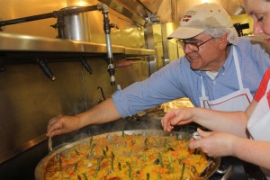 Juan and Rosa Maria San Mames have perfected the paella.