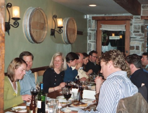 Enjoying Basque food at The Harvest Vine restaurant in Seattle. Photo: Euskal Kazeta.