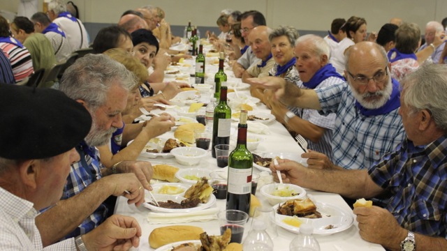 The+ex-sheepherders+wore+blue+scarves+at+the+Chino+Basque+Festival+where+they+met+old+friends+and+family.