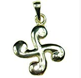 Silver lauburu